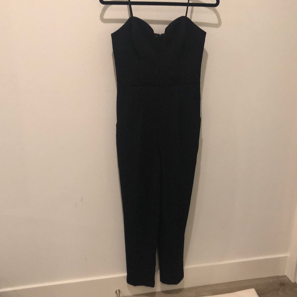 Chic Black Pantsuit - Amanda Uprichard